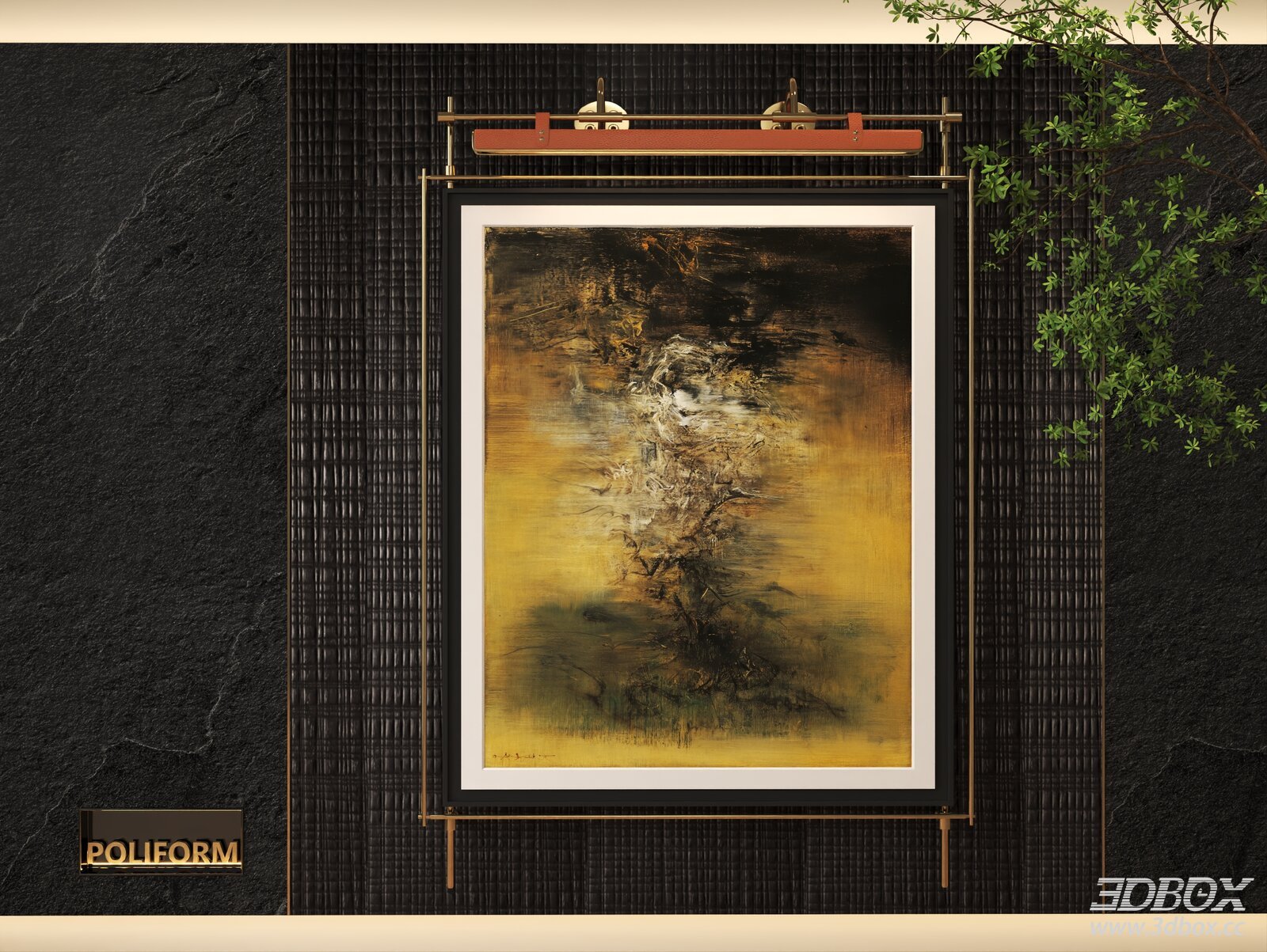 Luxury Abstract Wall Art Decor Frame
