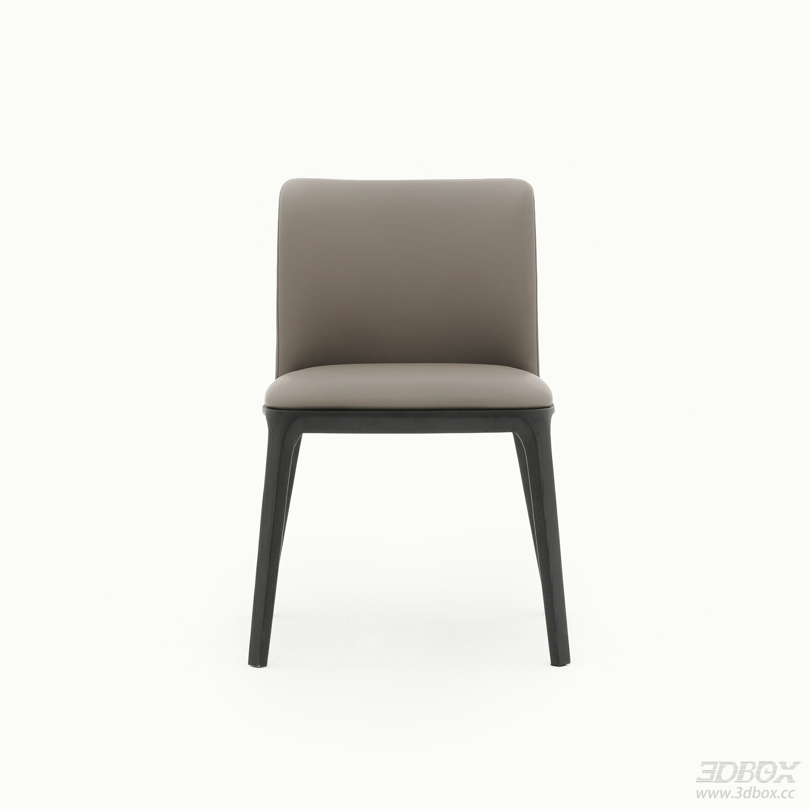 Modern Minimalist Leather Upholstered Dining Chair