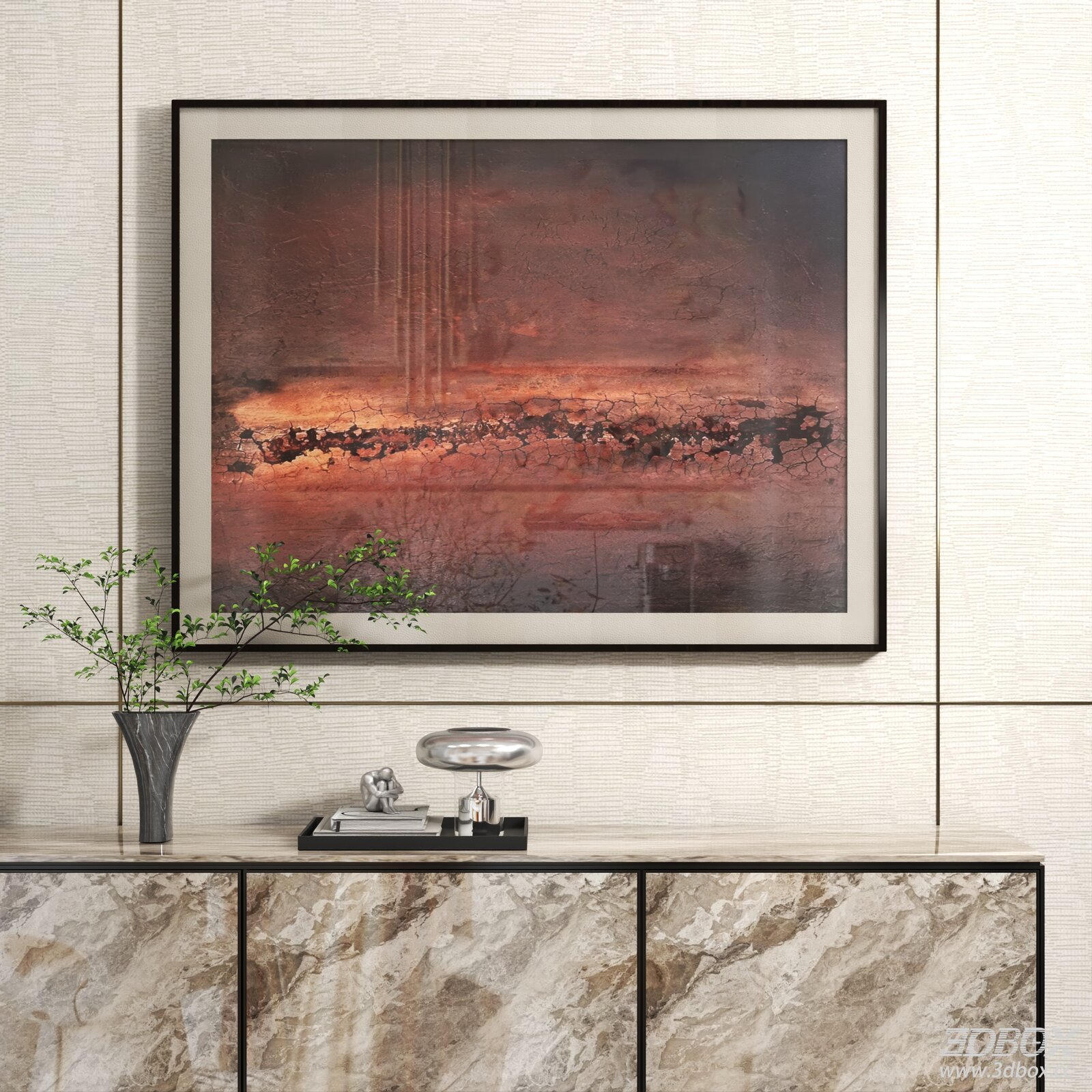 Modern Abstract Decorative Wall Frame Painting
