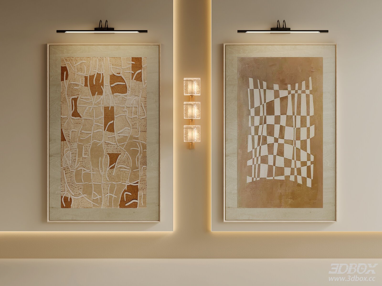 Wabi Sabi Abstract Decorative Painting Set Wall Art