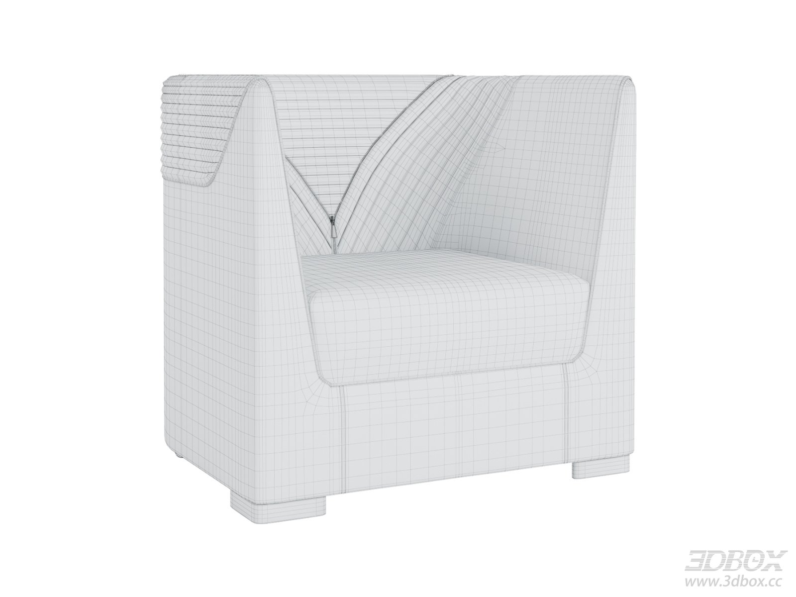 Modern Luxury Single Fabric Armchair
