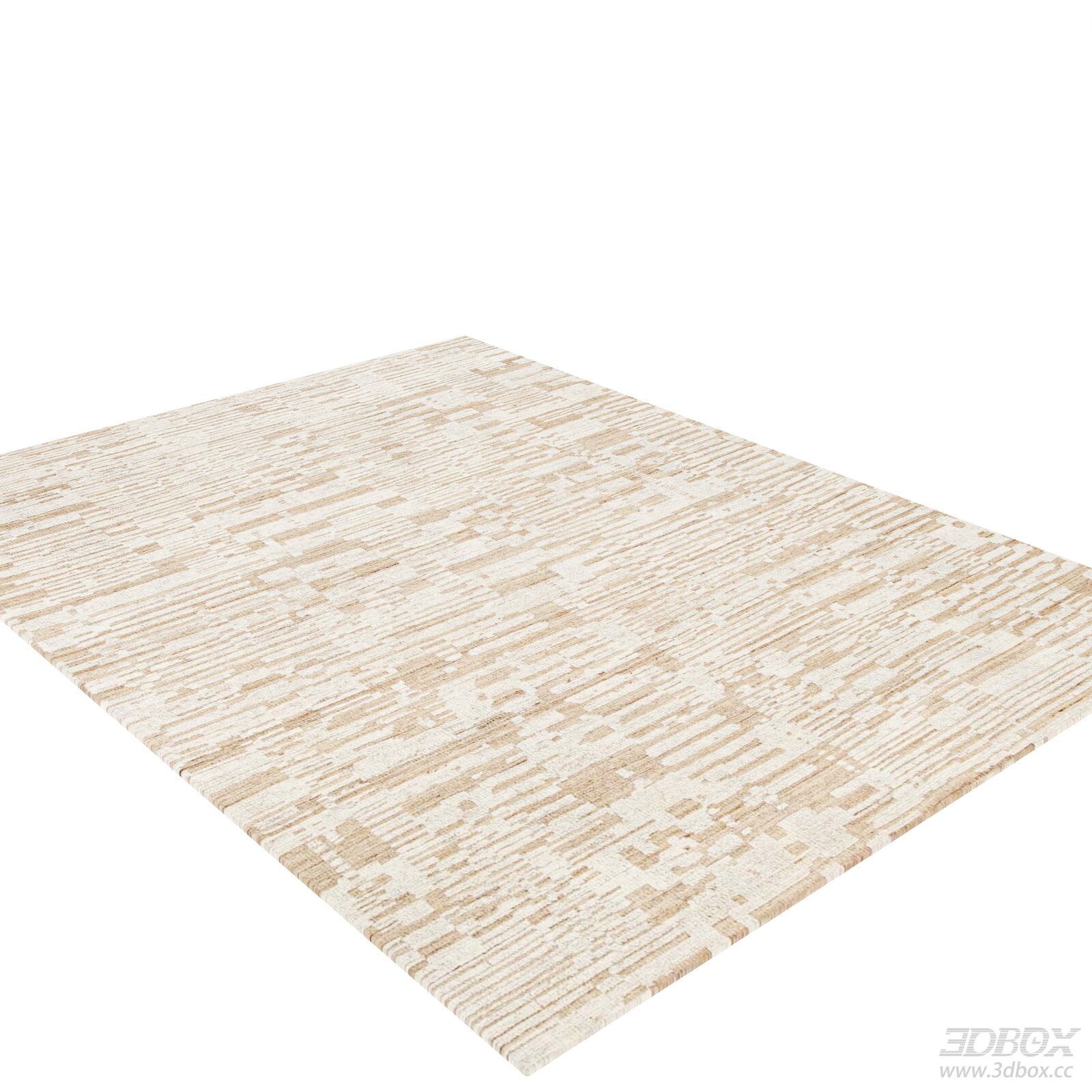 Modern Beige Abstract Pattern Carpet
