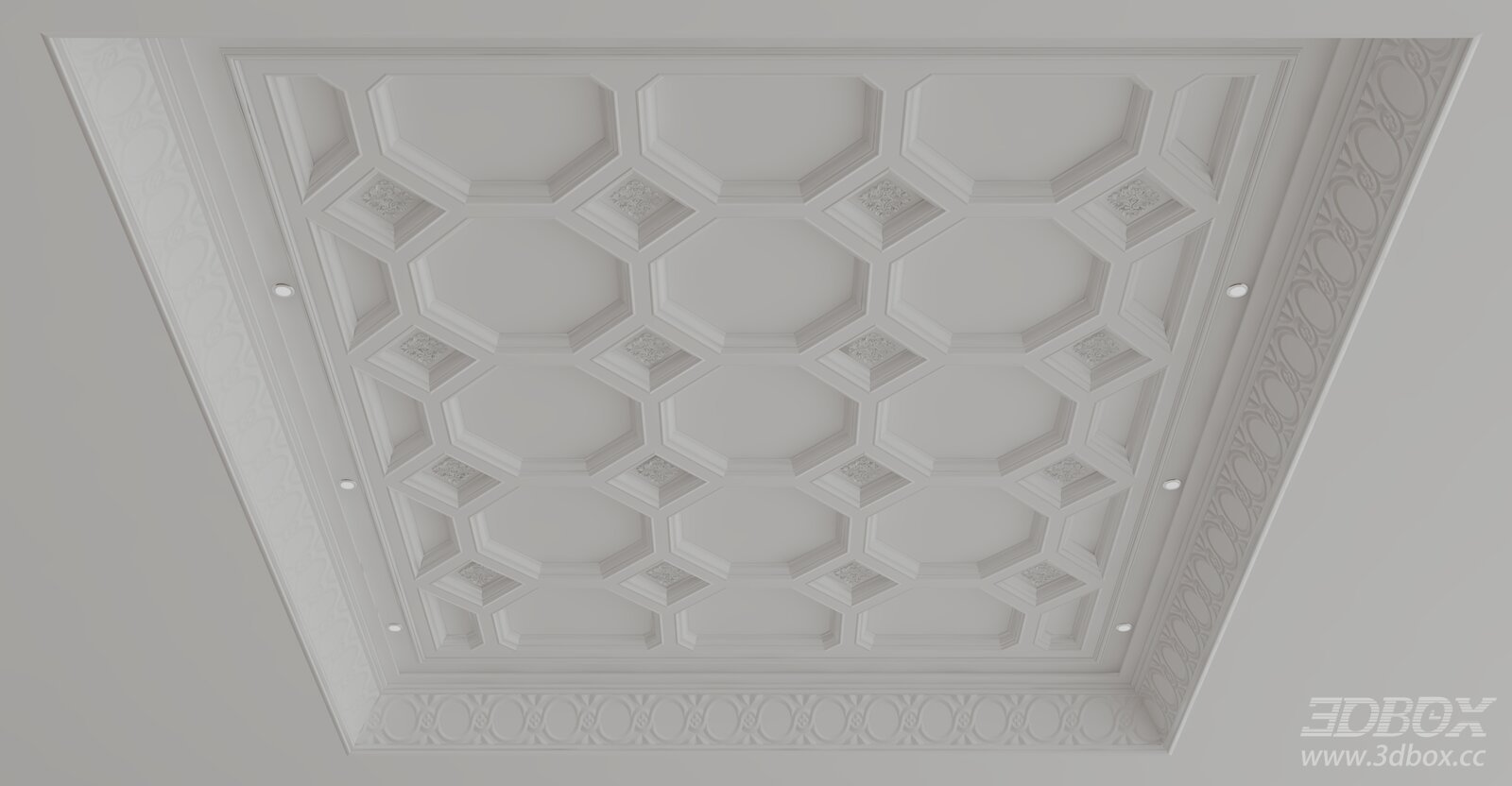European Style Decorative Plaster Ceiling