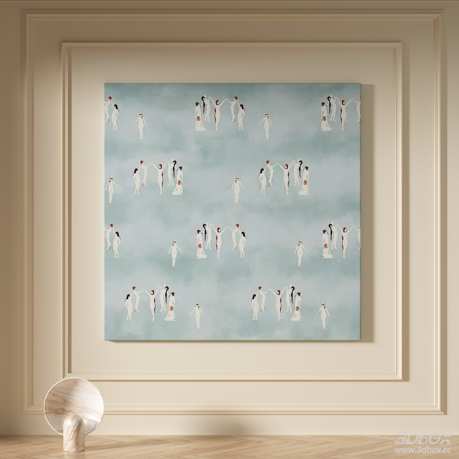 Modern Minimalist Abstract Figure Wall Painting Canvas Art