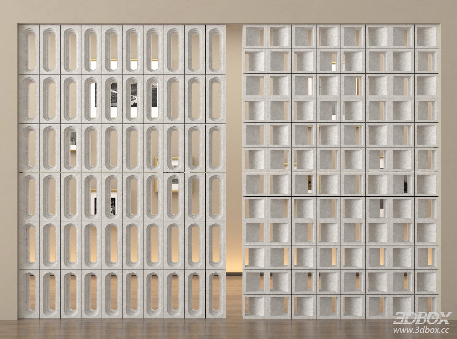 Modern Hollow Cement Brick Decorative Partition Wall