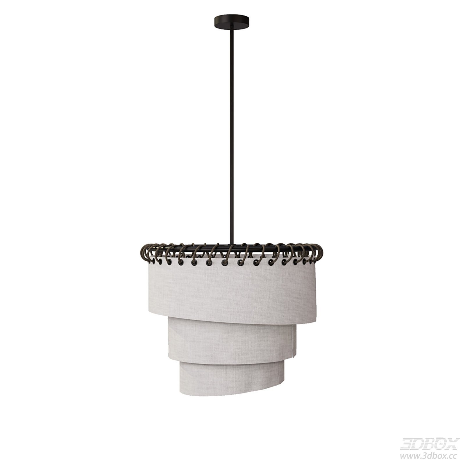Nordic Minimalist Fabric Layered Ceiling Pendant Lamp