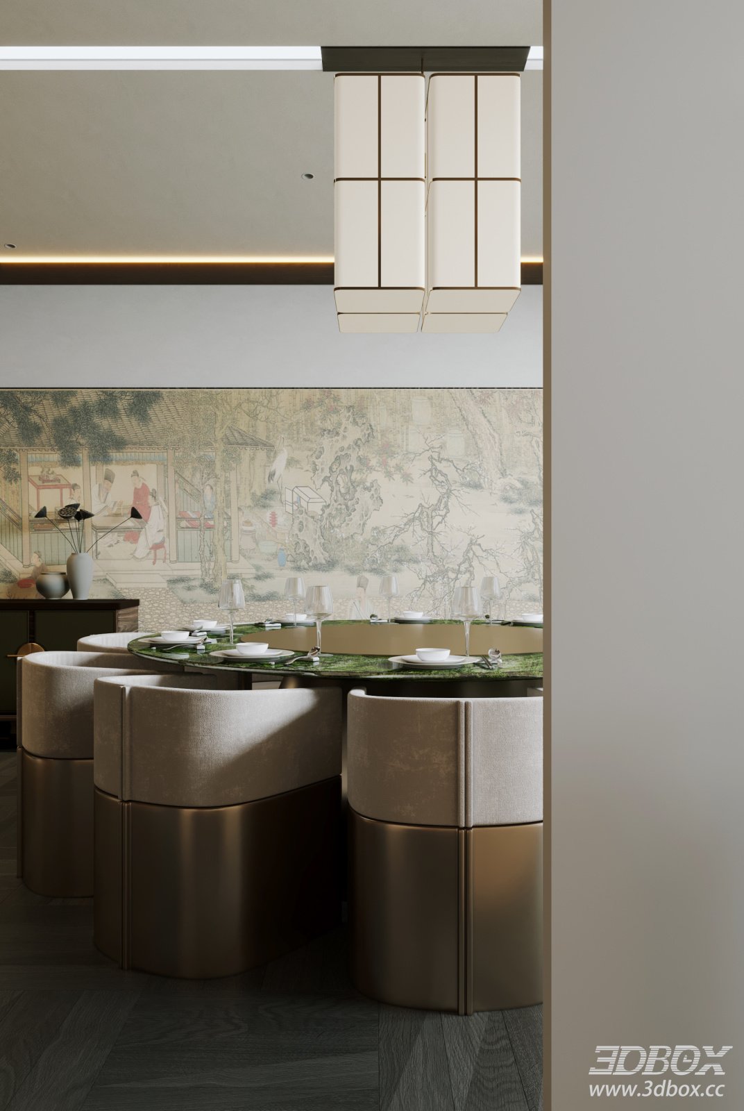 New Chinese Style Restaurant Private Dining Room
