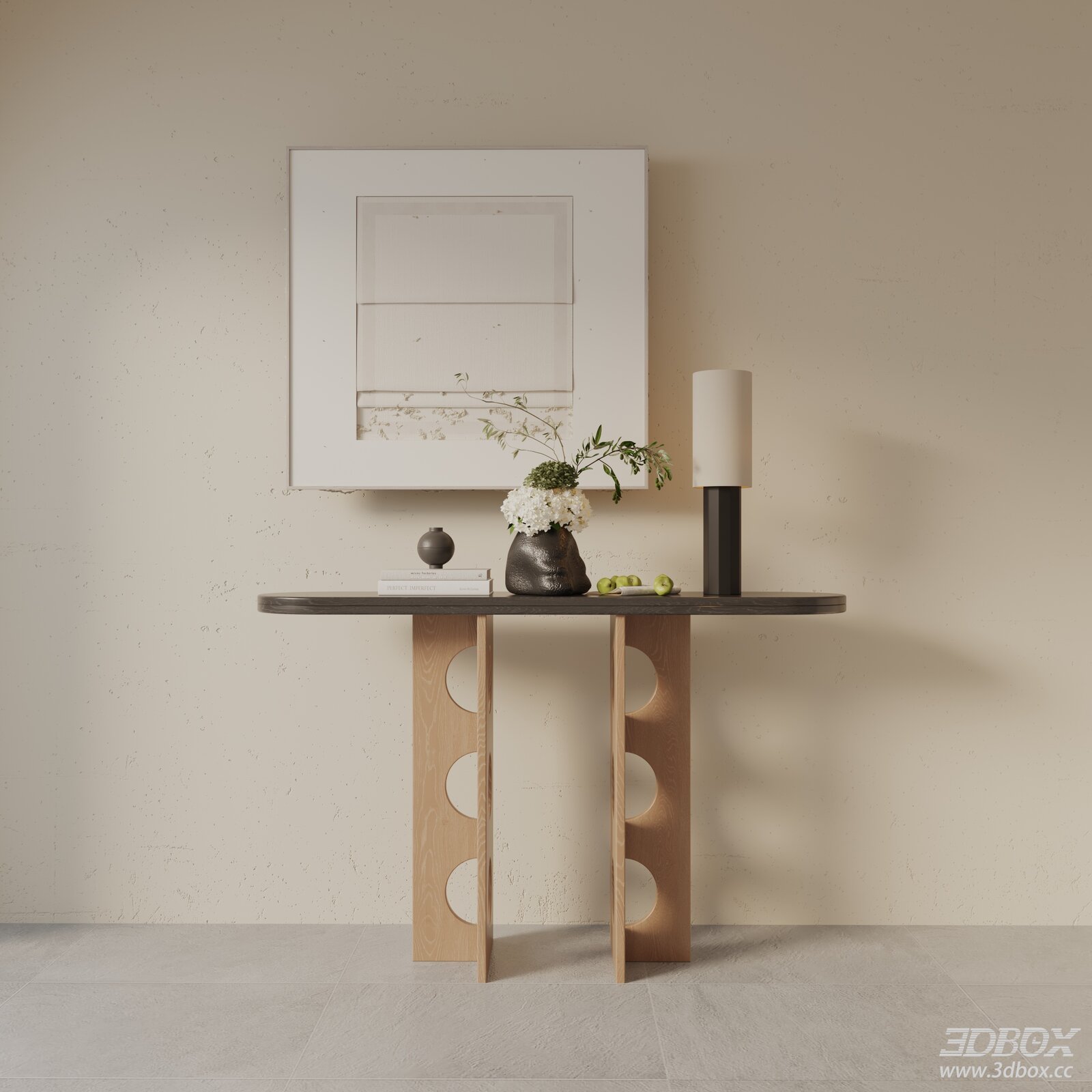 Modern Minimalist Wooden Console Table Entryway Furniture