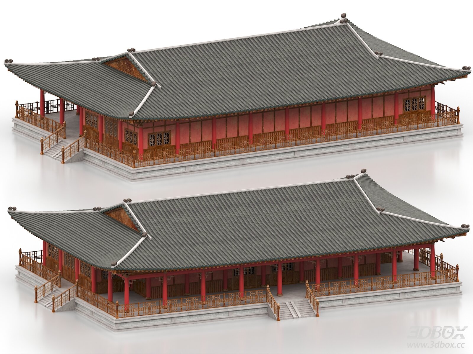 Traditional Chinese Ancient Palace Historical Building