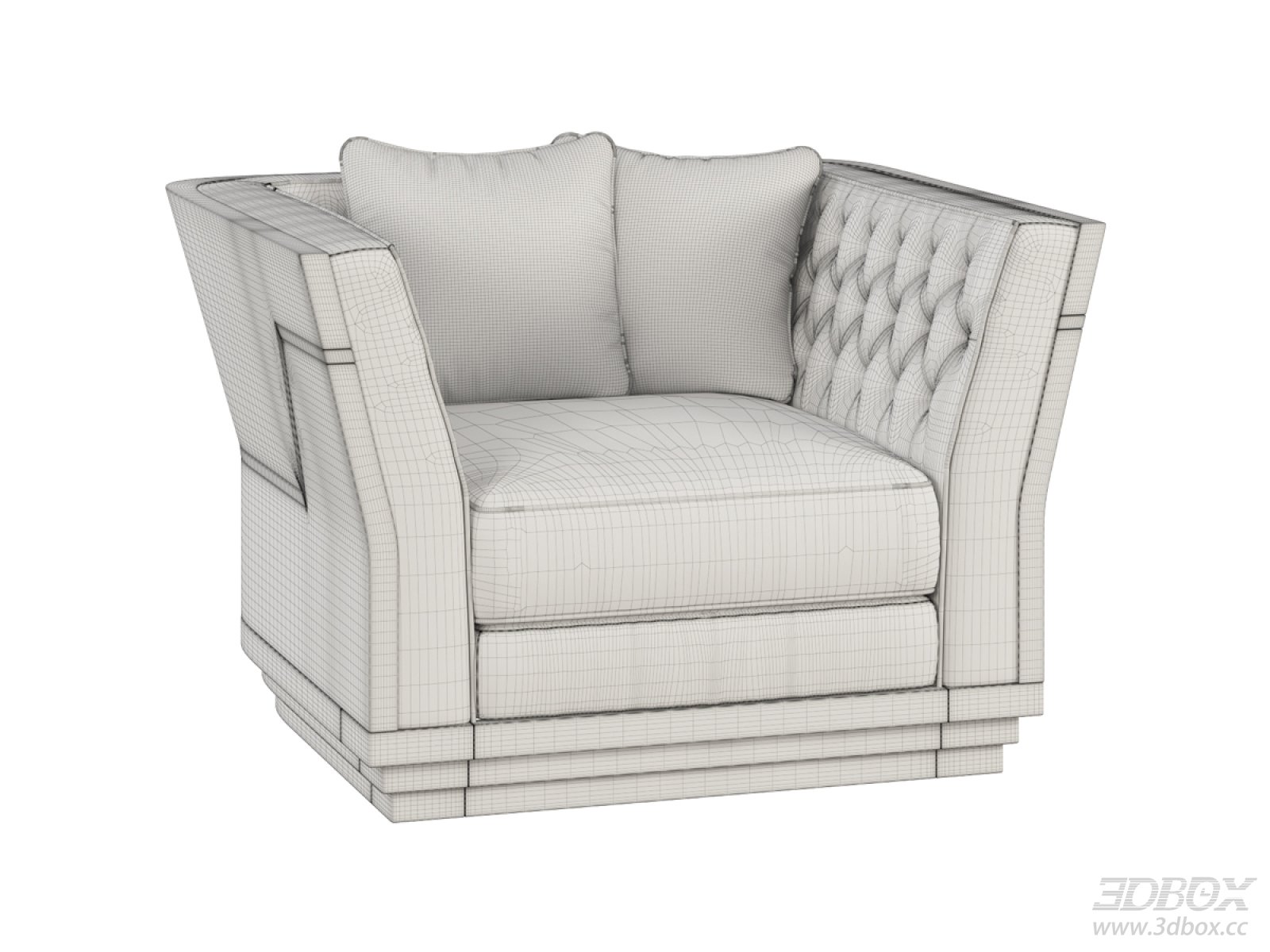 Visionnaire Tufted Single Sofa Armchair