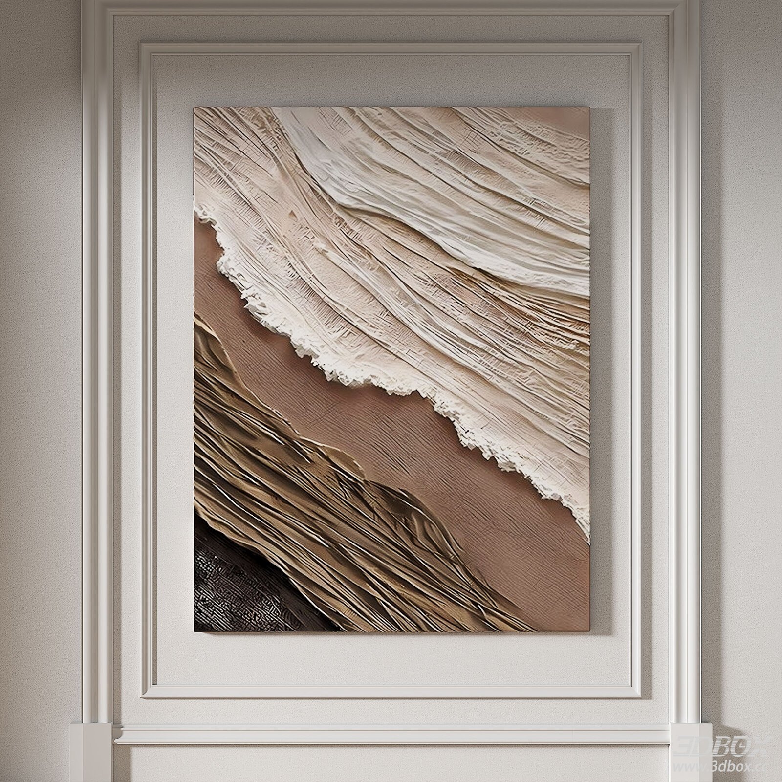 Modern Minimalist Textured Abstract Wall Painting