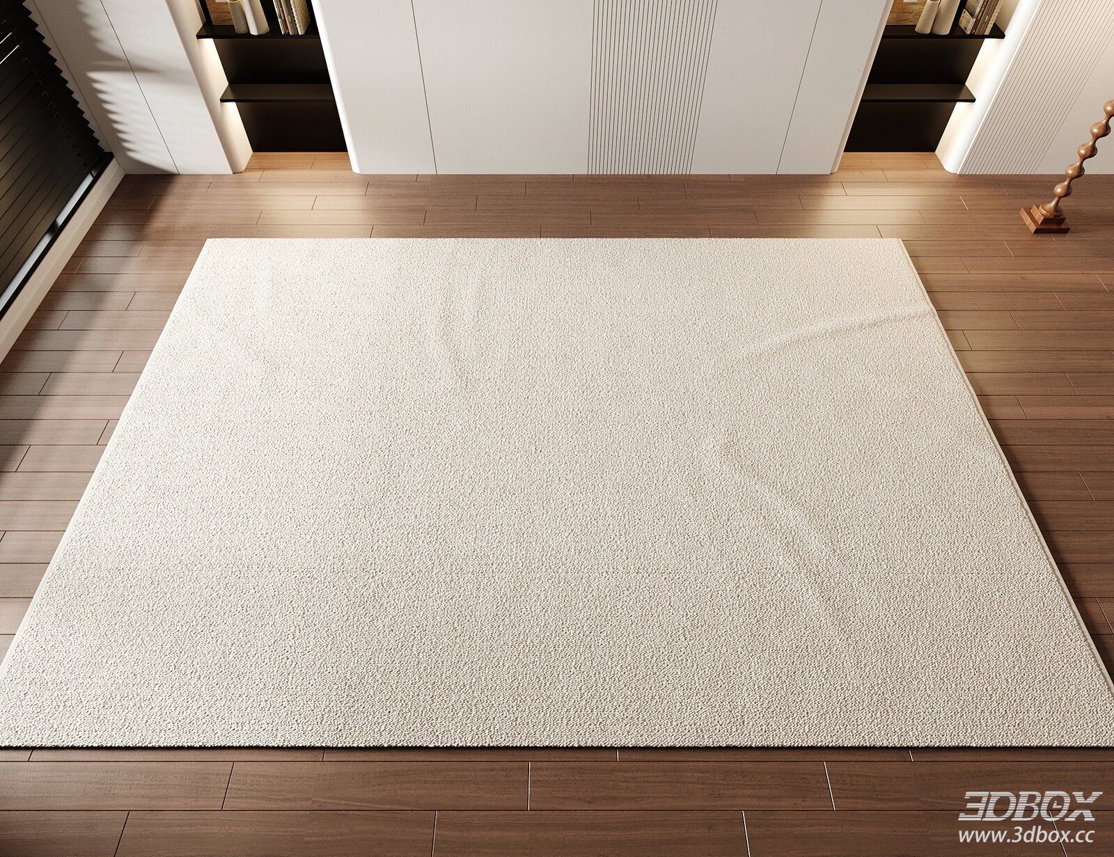 Modern Plain Beige Office Living Room Carpet